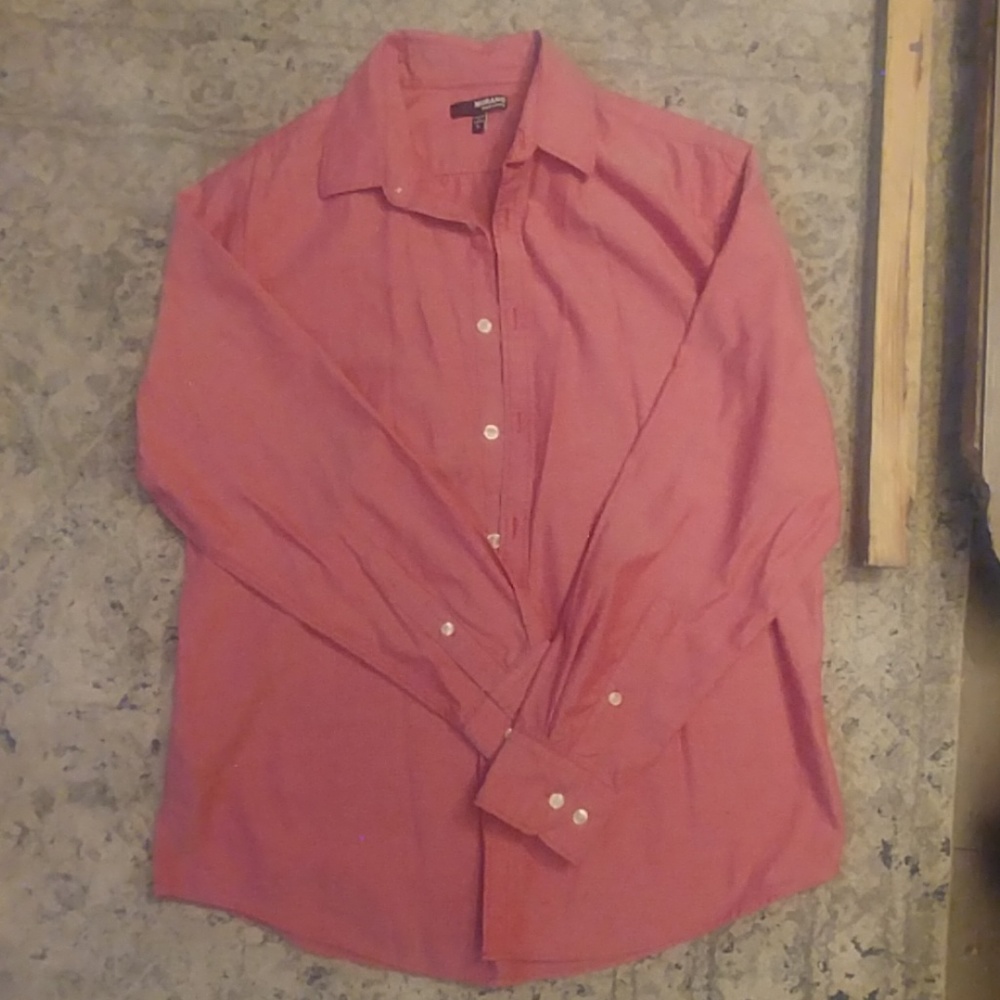 Red Cyrano  long sleeve button up